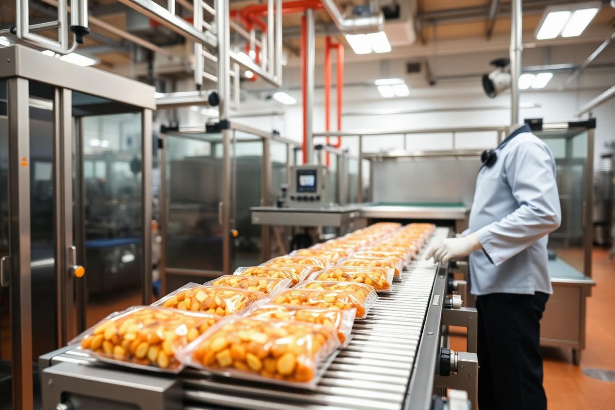 Modern food production line